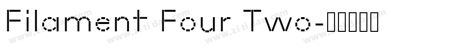 Filament Four Two字体转换